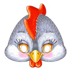 Карнавальная маска «Курица», на резинке